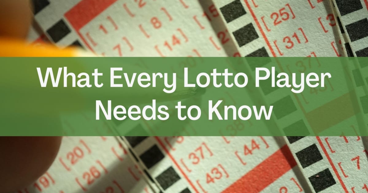 Was jeder Lottospieler wissen muss